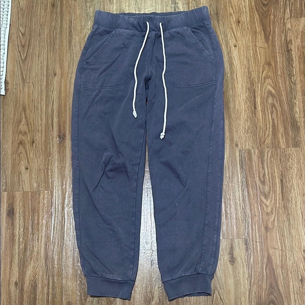 Navy Jogger Pants with Drawstring